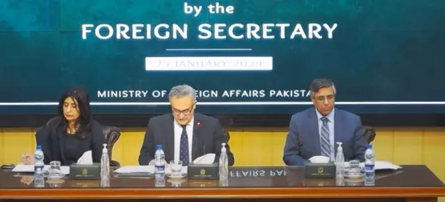 पाकिस्तान विदेश मंत्रालय का भारत पर आरोप