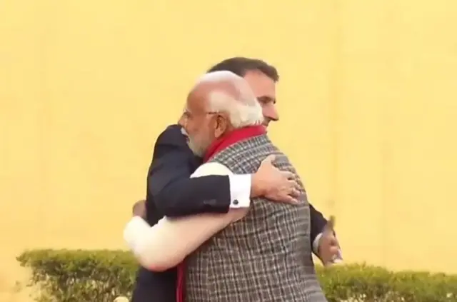 पीएम मोदी और फ्रांस के राष्ट्रपति