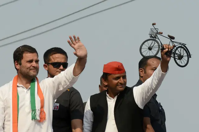 अखिलेश यादव और राहुल गांधी