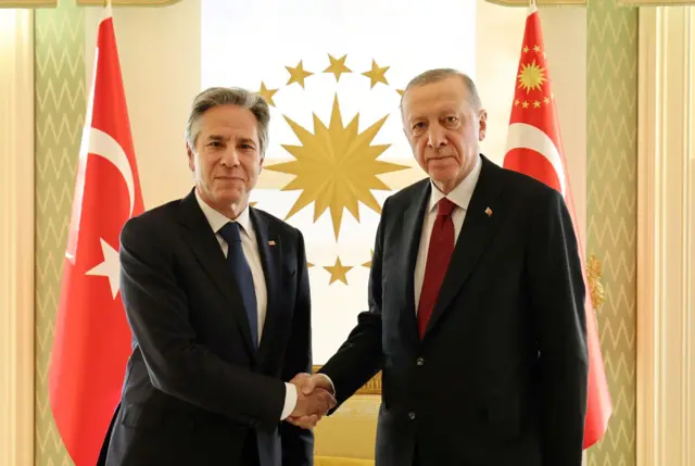 بلینکن و اردوغان