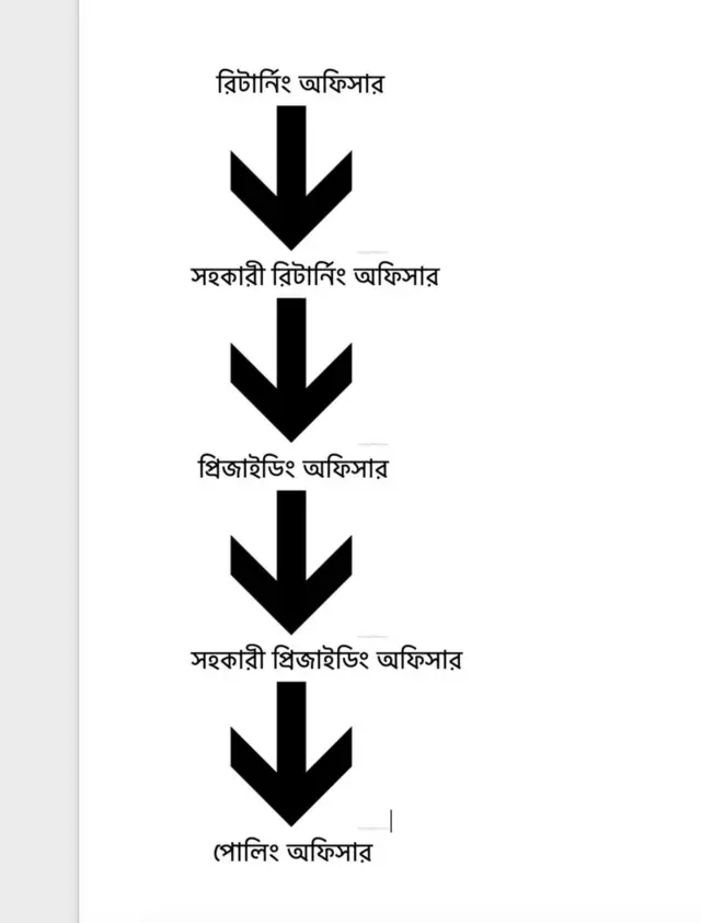 নির্বাচন পরিচালনায় মাঠ পর্যায়ে প্রধান দায়িত্বে থাকেন রিটার্নিং অফিসার