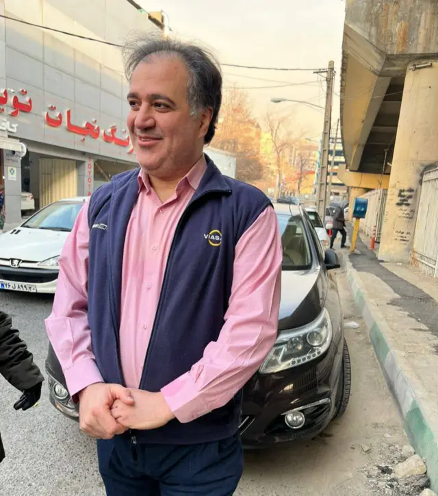 مهدی محمودیان پس از آزادی از زندان