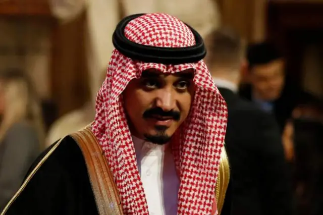 سفير المملكة العربية السعودية لدى المملكة المتحدة الأمير خالد بن بندر آل سعود