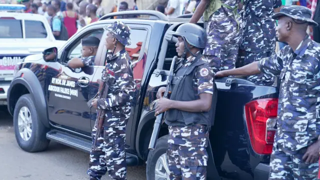Police tanda for Lagos protest ground