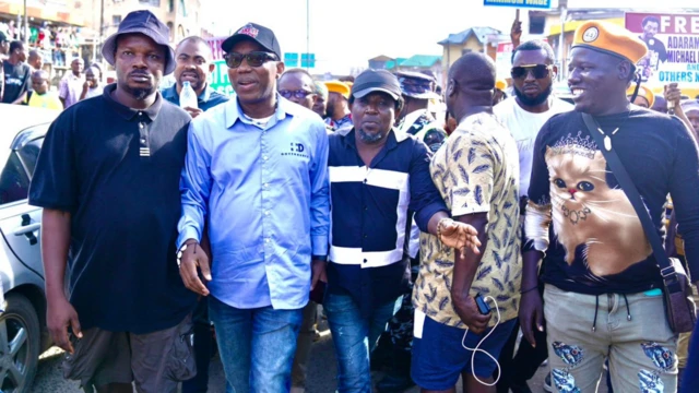 Omoyele Sowore join Lagos protest