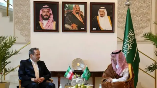 ایرانی وزیرِ خارجہ اور سوعدی ہم منصب