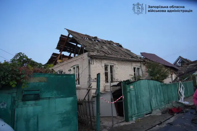 Последствия удара по Запорожью