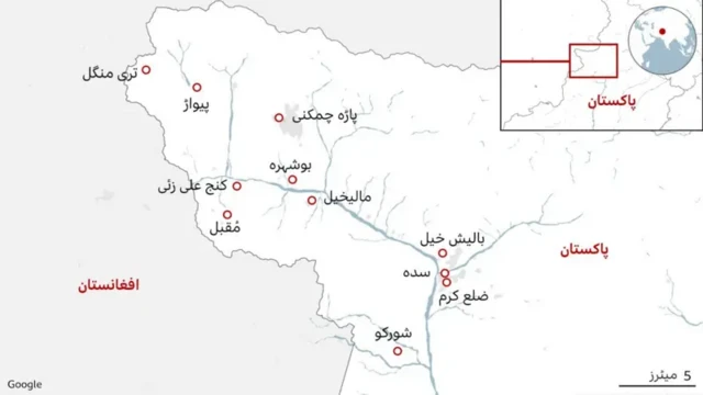 ضلع کرم کا محل وقوع