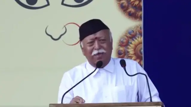 विजयदशमी के कार्यक्रम में मोहन भागवत