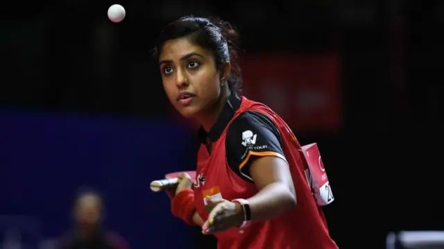 भारतीय टेबल टेनिस खिलाड़ी अहिका मुखर्जी