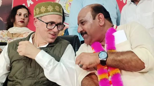 उमर अब्दुल्लाह और सुरेंद्र चौधरी
