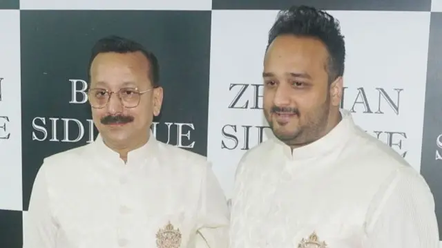 बाबा सिद्दीकी और जीशान शिद्दीकी