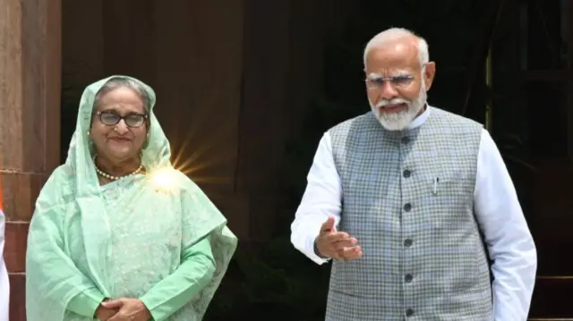 नरेंद्र मोदी और शेख़ हसीना