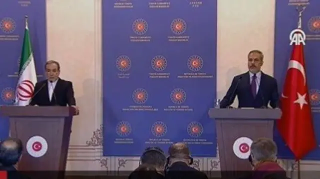 نشست خبری عباس عراقچی و هاکان فیدان