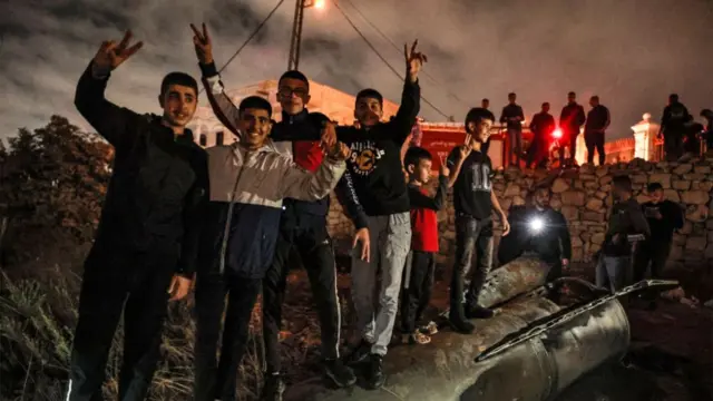 वेस्ट बैंक में जश्न