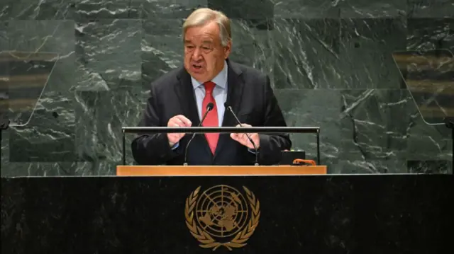 Antonio Guterres na-ekwu okwu n'ọgbakọ UNGA afọ 2024