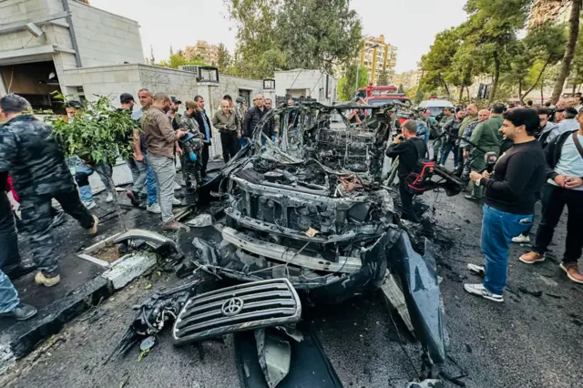 انفجار خودرو در مرکز دمشق