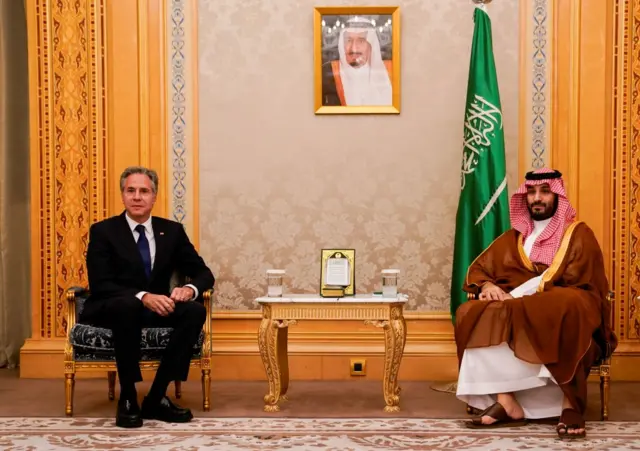 بن سلمان و بلینکن