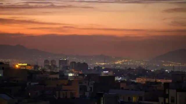 صورة لطهران مع شروق الشمس بعد الهجوم الصاروخي الإسرائيلي