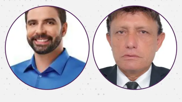 Igor (MDB) à esquerda, e Eder Mauro (PL), à direita