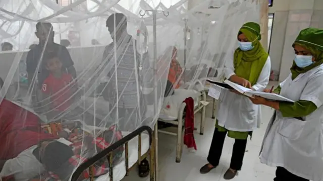 হাসপাতালের ডেঙ্গু ওয়ার্ডে ভর্তি আছেন অনেকে (ফাইল ছবি)