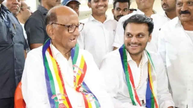 शरद पवार आणि युगेंद्र पवार