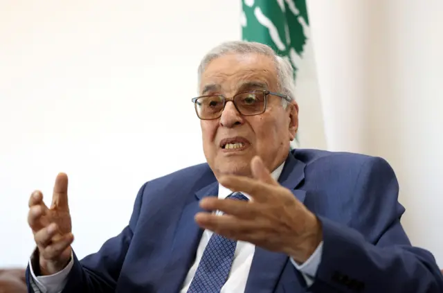 وزير الخارجية اللبناني عبدالله بوحبيب