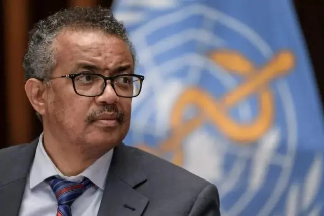 Daarektara WHO Dr. Tediroos Adihaanom Gabreyesuus