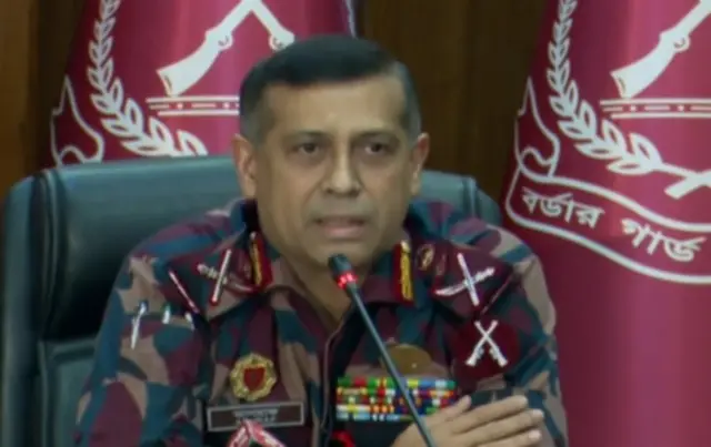 বিজিবি মহাপরিচালক মেজর জেনারেল আশরাফুজ্জামান সিদ্দিকী