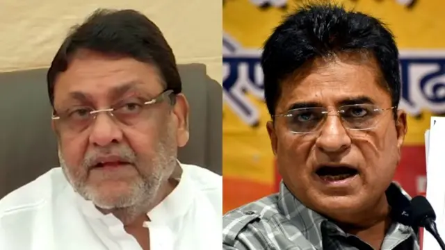 नवाब मलिक और किरीट सोमैया