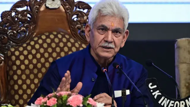 जम्मू कश्मीर के उपराज्यपाल मनोज सिन्हा