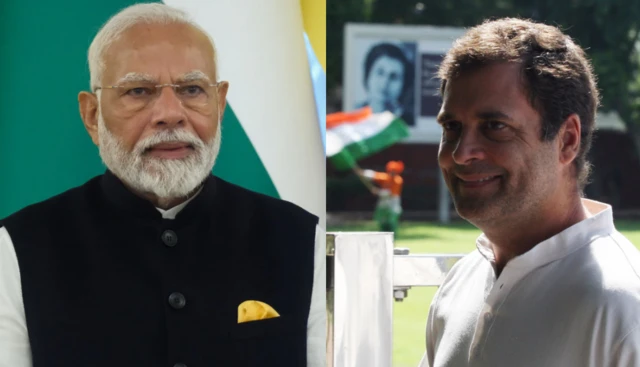 राहुल गांधी और नरेंद्र मोदी