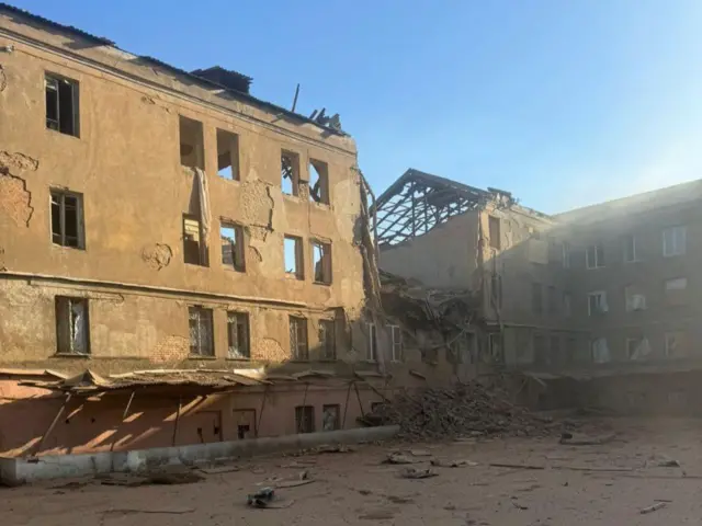 Последствия удара по Константиновке
