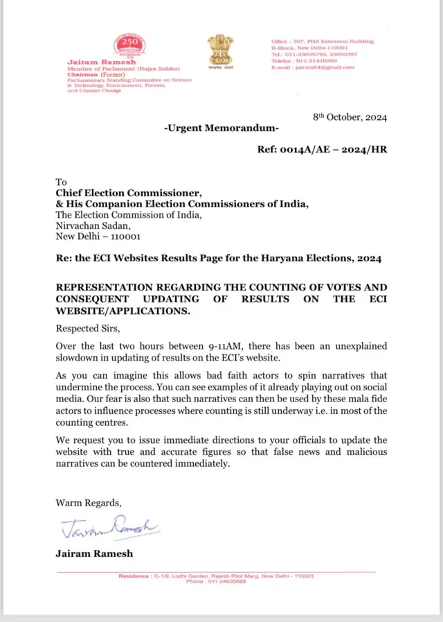 કૉંગ્રેસ, બીબીસી ગુજરાતી, હરિયાણા ચૂંટણી