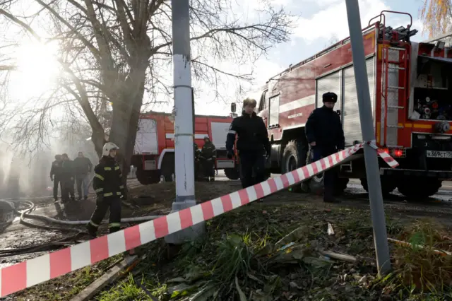 Место атаки беспилотников в деревне Становое Московской области
