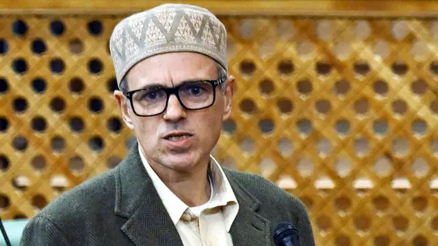 जम्मू कश्मीर के मुख्यमंत्री उमर अब्दुल्लाह