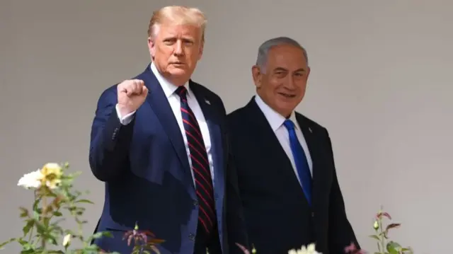 بنیامن نتن یاہو،ٹرمپ