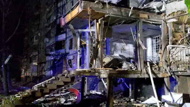 यूक्रेन के खारकीएव की हमले के बाद की तस्वीर