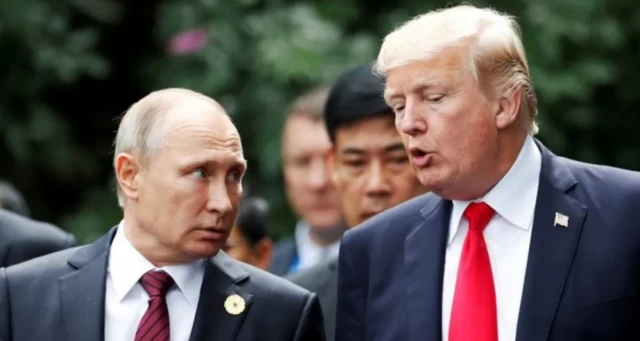 Shugaba Putin na Rasha da Donald Trump