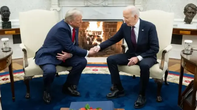 Trump da Biden