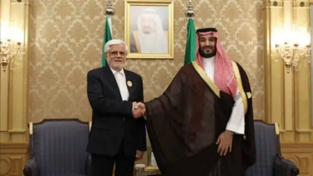 अब्बास अराग़ची और मोहम्मद बिन सलमान