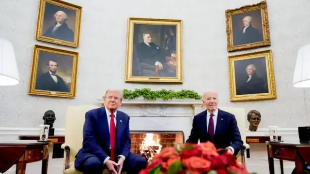 Trump da Biden