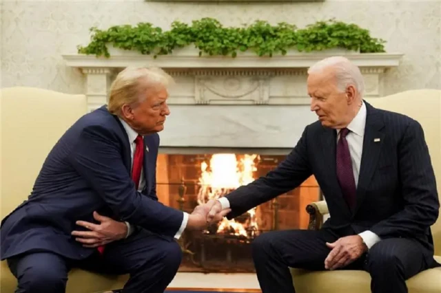 হোয়াইট হাউজে ট্রাম্প-বাইডেনের সাক্ষাৎ