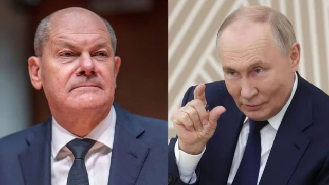 Olaf Scholz da Vladimir Putin