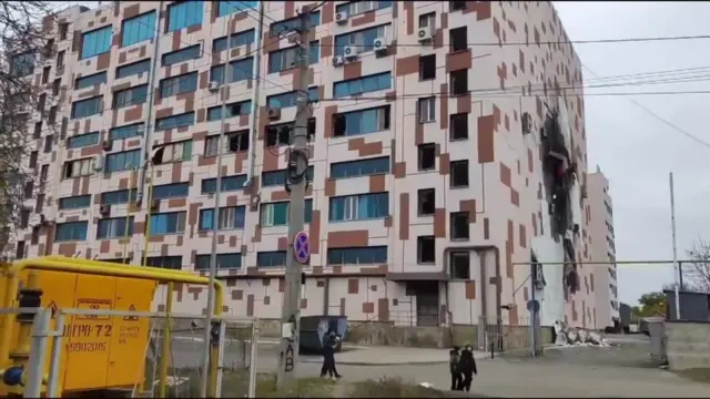 Пострадавший при налете дронов дом в Николаеве