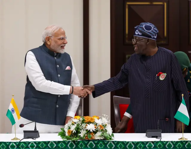 Narendra Modi da Bola Tinubu