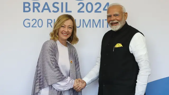 मेलोनी और मोदी
