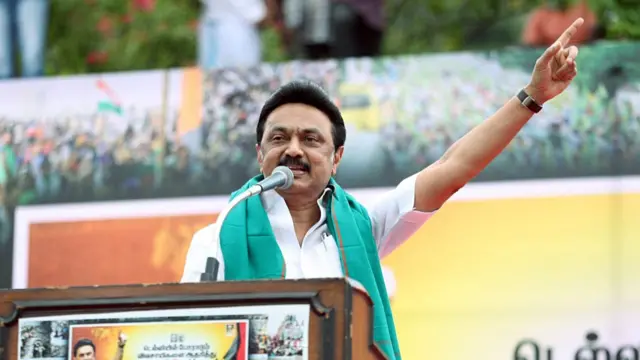 डीएमके अध्यक्ष और तमिलनाडु के मुख्यमंत्री एम के स्टालिन (फाइल फोटो)