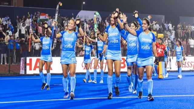 यह तस्वीर सेमीफ़ाइनल मैच की है.