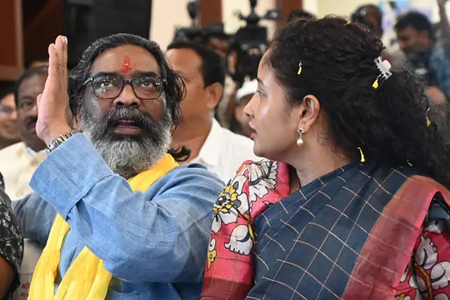 ਸਵੇਰੇ 10 ਵਜੇ ਤੱਕ ਆਏ ਰੁਝਾਨਾਂ ਮੁਤਾਬਕ ਜੇਐੱਮਐੱਮ ਝਾਰਖੰਡ 'ਚ ਅੱਗੇ ਹੈ